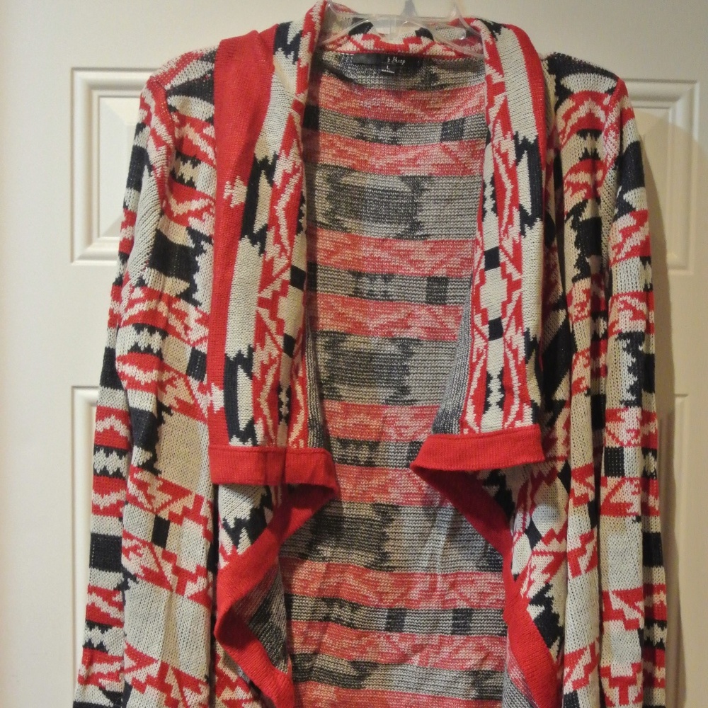 Women's Large Aztec Cardigan